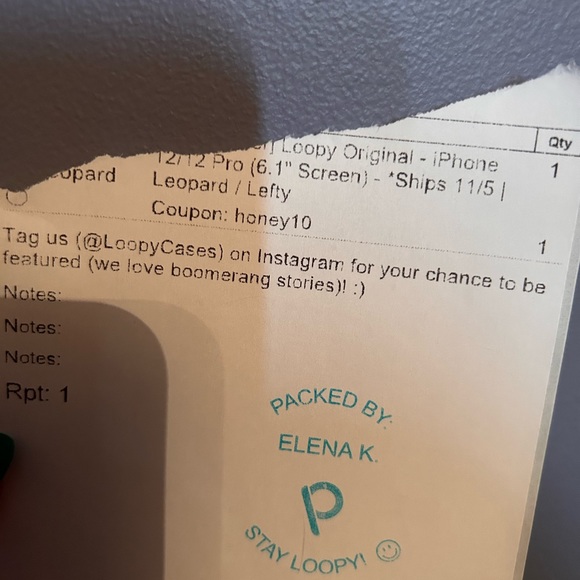 iPhone 12/12 pro Leopard LEFTY loop case *NO LOOP* - Picture 6 of 6